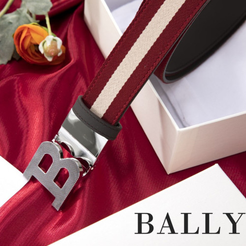 발리 스트라이프 버클 리버시블 벨트