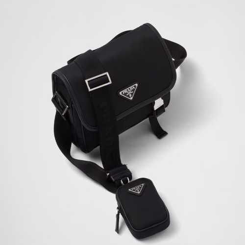 PRADA 프라다 리나일론 및 사피아노 가죽 숄더 백 2VD034_2DMH_F0002_V_XOP